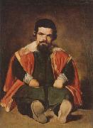Diego Velazquez A Dwarf Sitting on the Floor (mk08) Spain oil painting artist